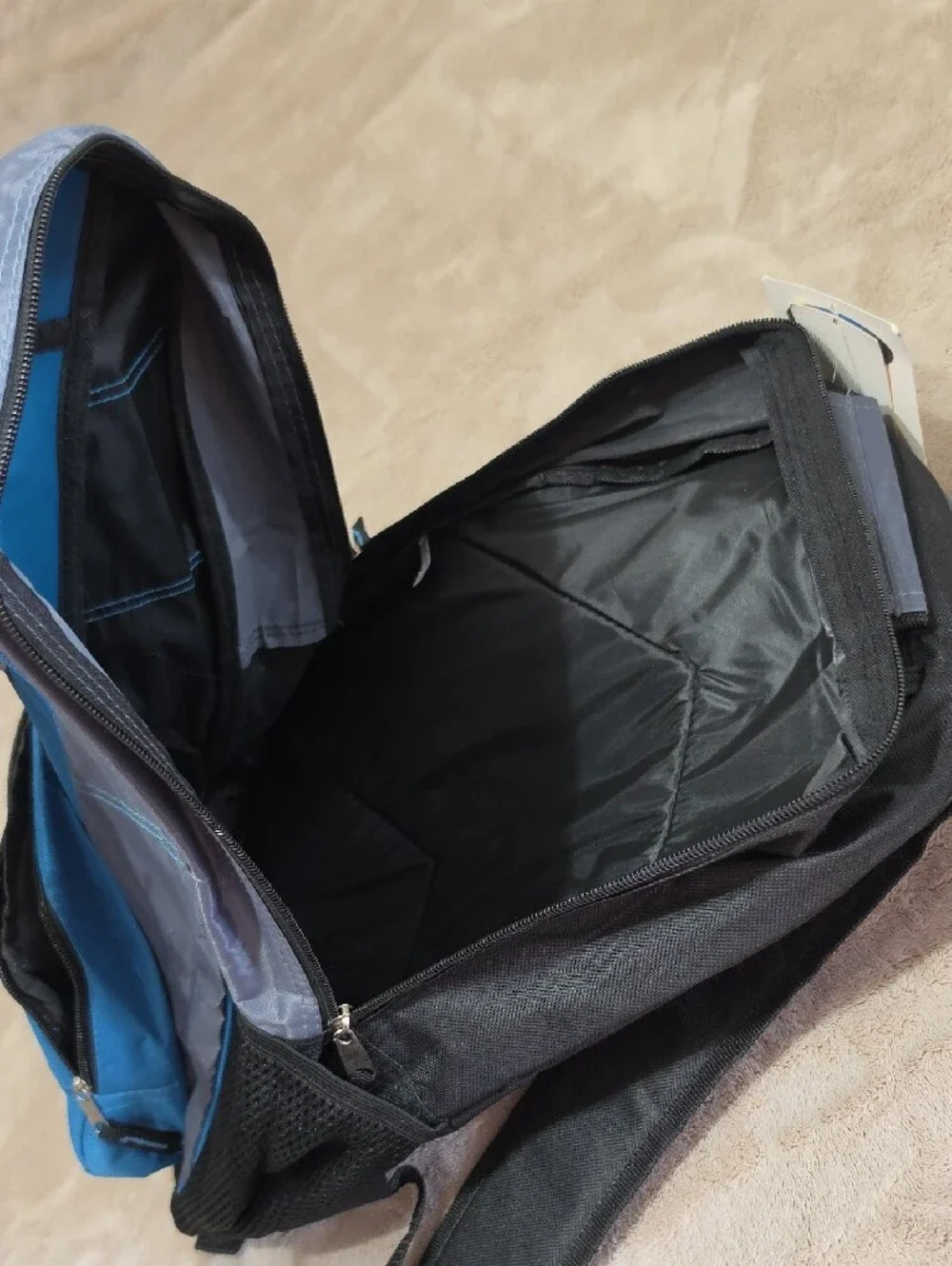 Blue and Gray Backpack - Casual Daypack